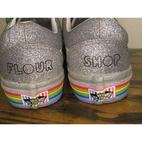Vans Old X Flour Shop by Amirah Kassem Sprinkle and Smiles Glitter Shoes - Picture 8 of 12